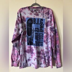 Notorious B.I.G. Tie-Dye Long Sleeve Shirt